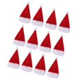 thumbnail image 1 of 12/set Mini Christmas Santa Hat for Bottle Cover & Cutlery Holder, 1 of 8