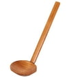 thumbnail image 1 of Japanese Style Long Handle Wooden Spoon Colander Long Handle Utensils Ramen Soup Spoons Tableware Kitchen Tools, 1 of 8
