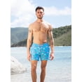 thumbnail image 3 of Shorts de baño SURF CUZ de 5" con forro de compresión y secado rápido, 3 of 8