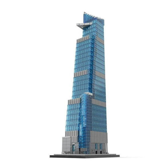 MOC-183374 New York 30 Hudson Yards Modular Building Blocks Set Skyscraper MOC Bricks Toys 3088PCS 1/800