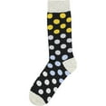 thumbnail image 2 of BambooMN Men's Cotton Colorful Design Dress Socks - Color 7 - 1 Pair, 2 of 8