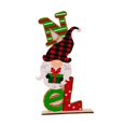 thumbnail image 4 of Adorno navideño de madera con letras, decoración navideña, centro de mesa decorativo, reutilizable Enano, 4 of 9