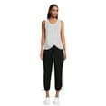Time and Tru Women's Parachute Cargo Jogger Pants, 29" Inseam, Sizes XS
