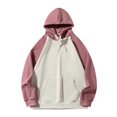 thumbnail image 1 of WEAIXIMIUNG Mama Sweatshirt Plus Size 4X Womens Casual Long Sleeve Solid Knitting Ribbed Print Hoodie Sweatshirts with Pocket Matching Color Sweatshirts, 1 of 7