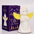 thumbnail image 2 of Silicona Angel Night Light Regulable USB 3.7V 1200mAh Lámpara de escritorio Regalo para niños (A) Ehuebsd Para estrenar, 2 of 9