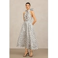 thumbnail image 4 of Vestido largo Bellabarnetten Sliya Bowknot con estampado de puntos para mujer, 4 of 6