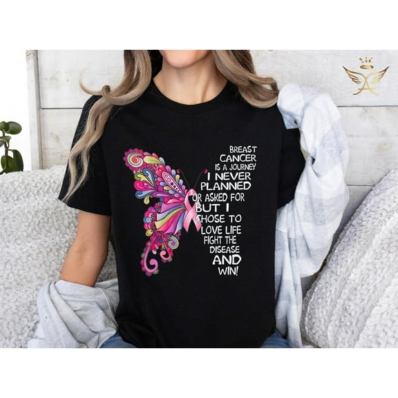 SEIKEMS Breast Cancer Shirt, Cancer Ribbon Shirt, Pink Ribbon Shirt, Breast Cancer Awareness Shirt, Nurse Shirt, Breast Cancer Gifts