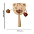 thumbnail image 3 of Natural Wooden Baby Rattle Toy For Infants Aged 0-1 Year Handheld Sensory Toy Promotes Motor Skills And Sensory Development Safe, 3 of 6