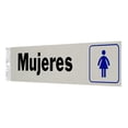 thumbnail image 2 of Letrero Para Puertas Mujeres Aluminio 20.3X5.1 Cm, 2 of 3