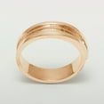 thumbnail image 5 of LBG British Made 10k Rose Gold Natural Ruby Mens Band Ring - 25 size options - Size 10.75, 5 of 6