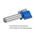 thumbnail image 4 of Unique Bargains 19mm Dia 8mm Shank Bottom Cleaning Router Bit 2 Flutes Carbide Tipped Cutter Uncoated for Woodworking, 4 of 5