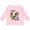 AD-Pink, variant on Farmer I Rule The Roost Rooster Boys or Girls Long Sleeve Toddler T-Shirt