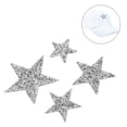 thumbnail image 3 of Parches Para Planchar, Fácil De Operar, 20 Piezas, Parches De Estrellas Con Diamantes De Imitación, Amplia Aplicabilidad, Plateado, Hermoso Para Chaquetas, 3 of 7