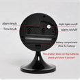 thumbnail image 5 of Nordic Metal Round Alarm Clock, Vintage Silent Table Clock, Student Bedside Nightlight Clock, Room Decor, Home Decor A, 5 of 5