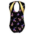 thumbnail image 2 of Alvivi Kids Girls Sleeveless One Piece Dance Bodysuit Sports Athletic Gymnastics Leotard Black Stars 6, 2 of 5