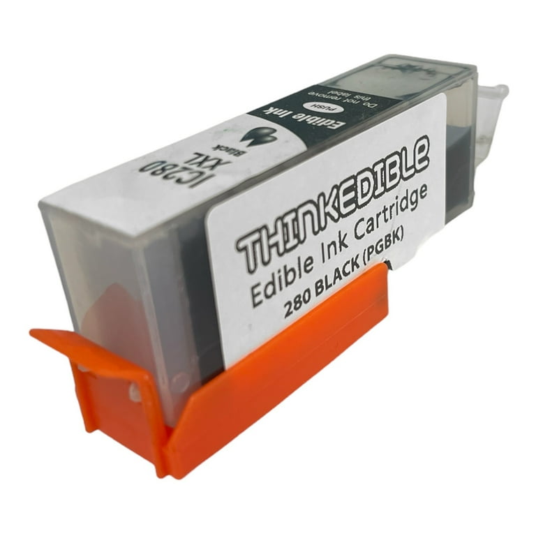 ThinkEdible Edible Ink Cartridge for Cake Decorations 280XXL 281XXL Ink for Printers 5 Pack