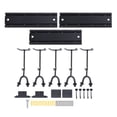 thumbnail image 2 of Estante De Pared Para Guitarra, 3 Secciones De Empalme, Fácil Instalación, Colgador De Bajos De ángulo Ajustable Para Guitarras Eléctricas Acústicas, 2 of 7