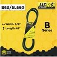 thumbnail image 2 of HERO® 5/8 inch x 66 inch Aramid Kevlar Lawn Mower Belt Replacement For Reference B63 5L660, 2 of 2