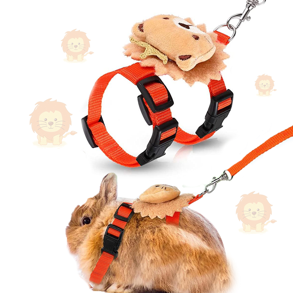 Ugerlov Rabbit Harness and Leash , Adjustable Bunny Harness Escape