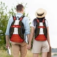 thumbnail image 4 of Disketp CHARRO SUIT Mochila de Lona Estampada, Mochila Escolar de Viaje Ligera para Estudiantes y Portátil-Medium, 4 of 5