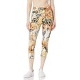 thumbnail image 3 of Calvin Klein Leggings Courts Imprimés pour Femmes, Or, Petit, 3 of 3