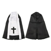 Nun for Pets - Adorable Habit Outfit for Cats & Dogs - Hilarious Halloween & Christmas Dress Up for Photos & Parties