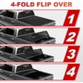 thumbnail image 2 of DAMAIJOY 4 Fold 5.8Ft Bed Soft Tonneau Cover Rear Upper for Chevy for Silverado 1500 14-17 for Silverado 2500HD/3500HD 15-17,for GMC for Sierra 1500 14-17 for Sierra 2500HD/3500HD 15-17, 2 of 7