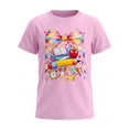 thumbnail image 5 of Girls Tshirts Short Sleeve Crew Neck Graphic Tees Stylish School Season Print Casual Summer Kids T Shirts Size 5-6Y, 5 of 5