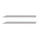 thumbnail image 4 of Pendientes largos con borlas colgantes, estilo punk formal, elegantes pendientes de cadena de metal. 985 cm x 062 cm, 4 of 9