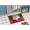 thumbnail image 4 of Carolines Treasures CK1299MAT Maltese Poinsettas Door Mat Indoor Rug or Outdoor Welcome Mat 18x27 Doormat  27"L x 18"W, 4 of 4