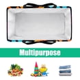 thumbnail image 5 of Dog Paw Print Large-capacity Foldable Reusable Shopping Bag: Oxford Cloth, Storage Bins, Collapsible Bucket, Storage Bin, 5 of 7