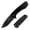 Black, variant on Buck Knives 713 Ruckus Folding Pocket Knife, EDC Knife, 3.5” Drop Point Blade, Green, 5.35 oz
