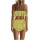 thumbnail image 5 of Trajes de Baño de Bikini de Mujer Conjunto de Cintura Alta de Vendaje de Impresión Sexy con Almohadillas de Pecho, Conjunto de Bikini de Mujer Conservador Y sin Mangas, 5 of 9