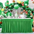 thumbnail image 5 of Table Skirt Pleated Ruffle Tablecloth For Wedding Birthday Party Baby Shower Table Decoration, 5 of 9