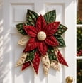 thumbnail image 7 of Oversized Seasonal Quilted Door Bow DIY Sewing Kit,Handmade Fabric Bow for Front Door Wall Wreath Decor,Quilted Holiday Craft Kit for Adults Beginners,Festive Seasonal Home Accent (Kit4), 7 of 7