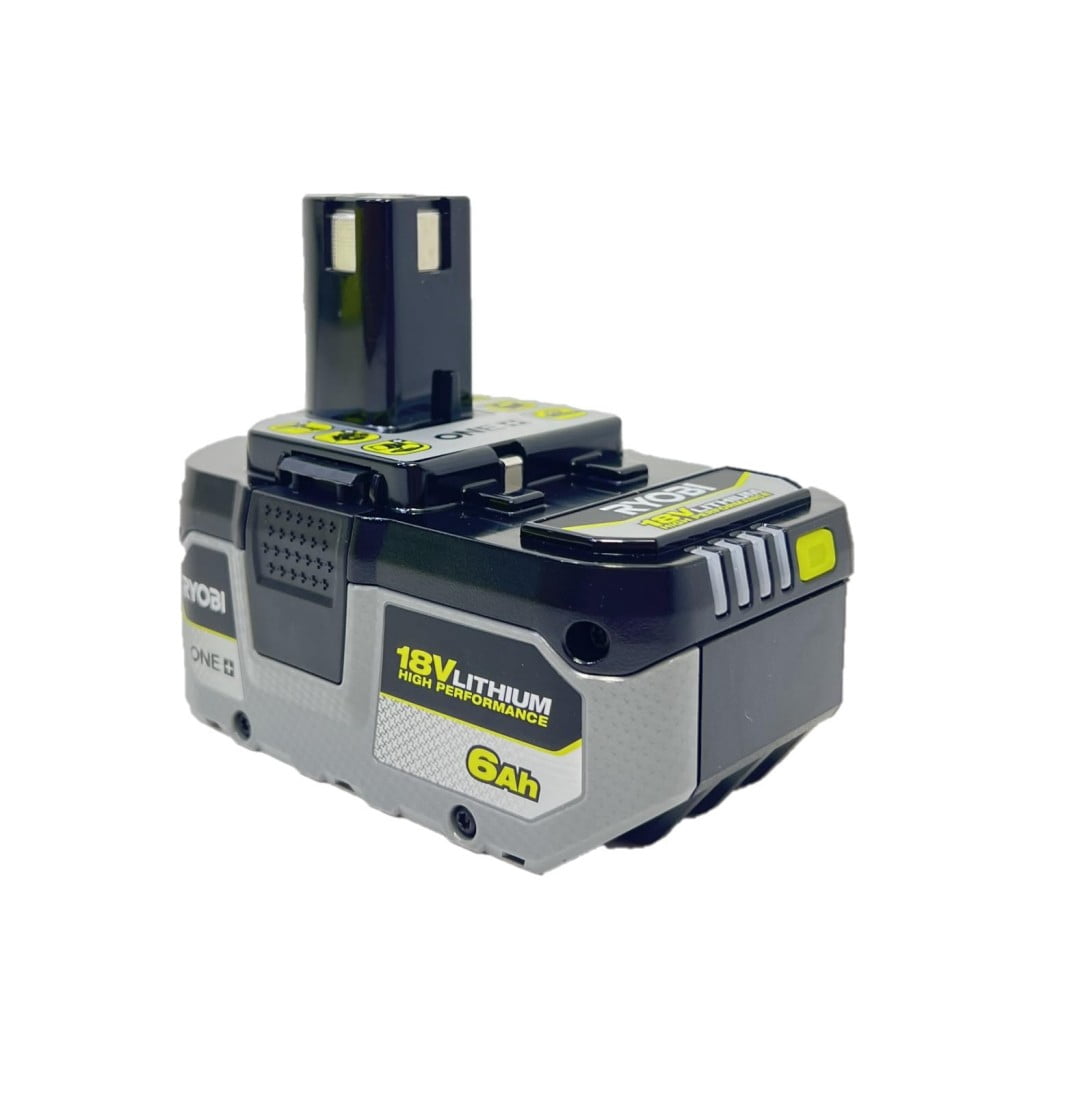 Ryobi P193 18V 6.0Ah High-Capacity Lithium-Ion Battery | Ultra-Long-Lasting, Cold-Resistant | Compatible with ONE+ 18V Tools (Drills, Saws, Lights)