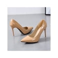 thumbnail image 6 of High Heels  for Women Closed Toe Stillettos Heel Dress Shoes Apricot 7, 6 of 12