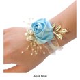 thumbnail image 3 of Sonducket Durabilidad duradera para dama de honor Flor de muñeca Interior o exterior Aspecto realista Elegante Ropa, zapatos y accesorios Miscelánea agua Azul 7*7, 3 of 6