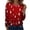 Red(Xmas Tree Snowflake Print), variant on Christmas Womens Tops Long Sleeve Merry Christmas Funny Graphic T-Shirts Crewneck Causal Holiday Xmas Snowflake Going Out Tops