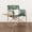 Tropical Foliage Pattern with Beige Accents, variant on Outdoor Directors Folding Chair, (Tropical Foliage)