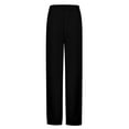thumbnail image 6 of Winter Women Casual Warm Drawstring Hight Waist Elastic Long Pants Sportpants Trousers Tracksuit With Pocket Womens Pants Casual plus Size Women's Pants Suit Casual Casual Pants Women High Waist, 6 of 8