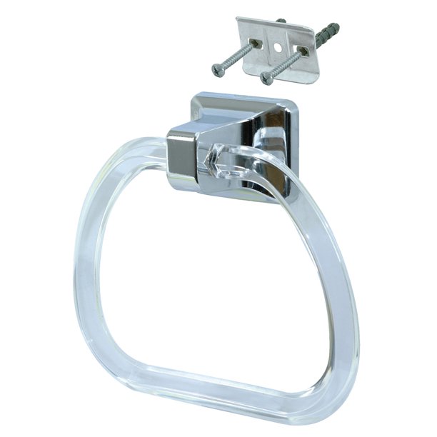 EzFlo 15232 Towel Ring Concealed Screw Chrome