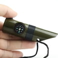 thumbnail image 2 of Silbato de supervivencia multifunción 7 en 1 profesional para exteriores, rescate de emergencia SOS con brújula, termómetro, silbato de alta frecuencia ER, 2 of 5