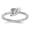 White, variant on 925 Sterling Silver Yellow-plated Angel Wing Ring for Women Size- 5