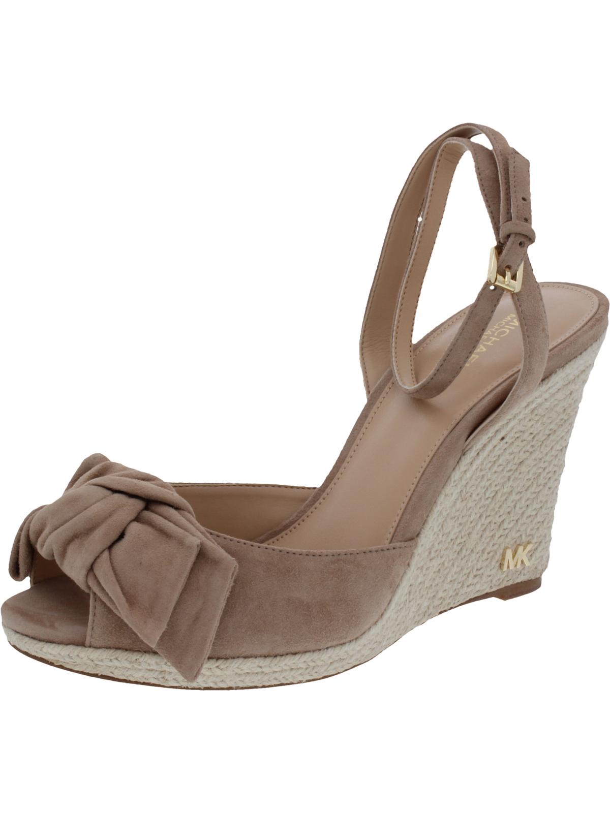 michael kors suede wedges