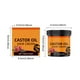 thumbnail image 2 of Aceite de ricino natural Tratamiento acondicionador para el cabello sin enjuague 100 g Hidratación profunda Crema para el cuidado del cabello anticaspa Fórmula sin enjuague para cabello seco, dañado, 2 of 7