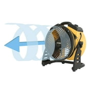 XPOWER FC-100 1100 CFM 4 Speed Portable Multipurpose 11 Pro Whole Room Air Circulator Utility Fan