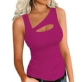 thumbnail image 2 of Bovxnpu Womens Plus Size Tops, Workout Tops for Women Racerback Basic Tank Sleeveless Tops M, 2 of 5