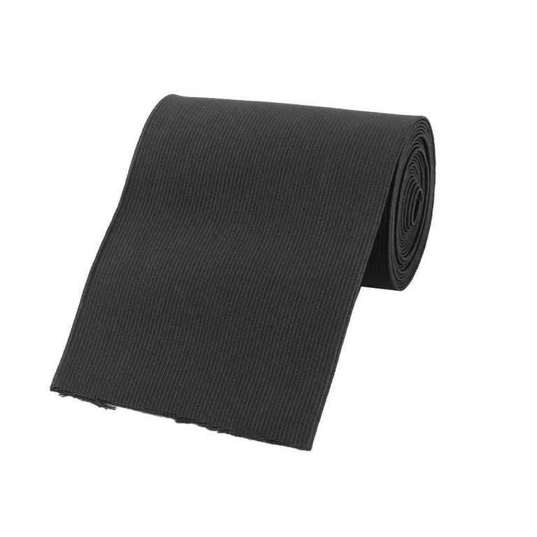 Unique Bargains Tailor Polyester Springy Stretchy Knitting Sewing Elastic Band 2.73 Yards Black
