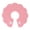 Pink-L, variant on Protective Lint Collar for Dogs and Cats with Adjustable Sizes to Prevent Licking and Biting Light weight Washable